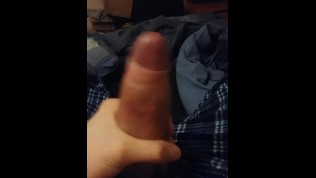 Lonely guy Jerks cock for you.