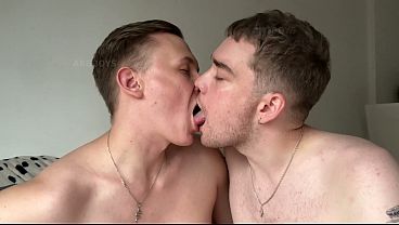 Hot Cute Couple make Love after Wild Kiss