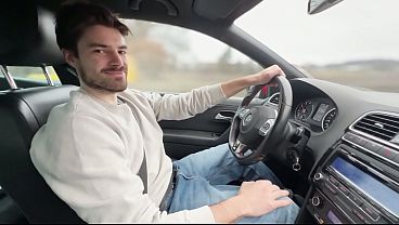 almost crashed the car when I jerked him off