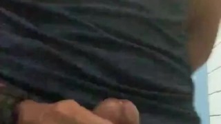 Malay gay boy public toilet jerk off