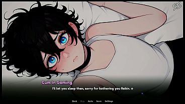 My Femboy Roomate [ GAY Hentai Game ] Ep.1 Caught my CUTE ROOMIE masturbating with a DILDO !